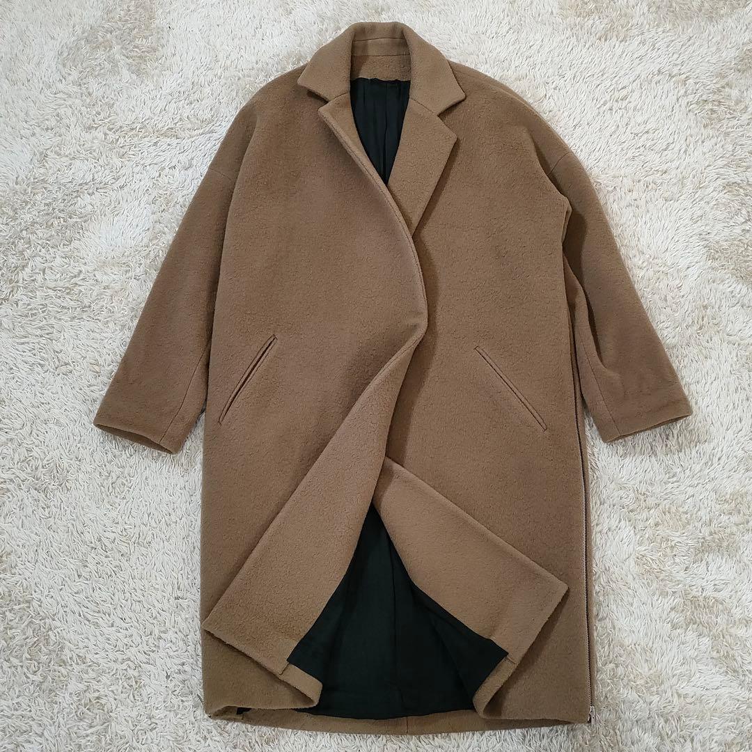 アパルトモン 32PARADIS サイドジップ オーバーサイズ チェスターコート