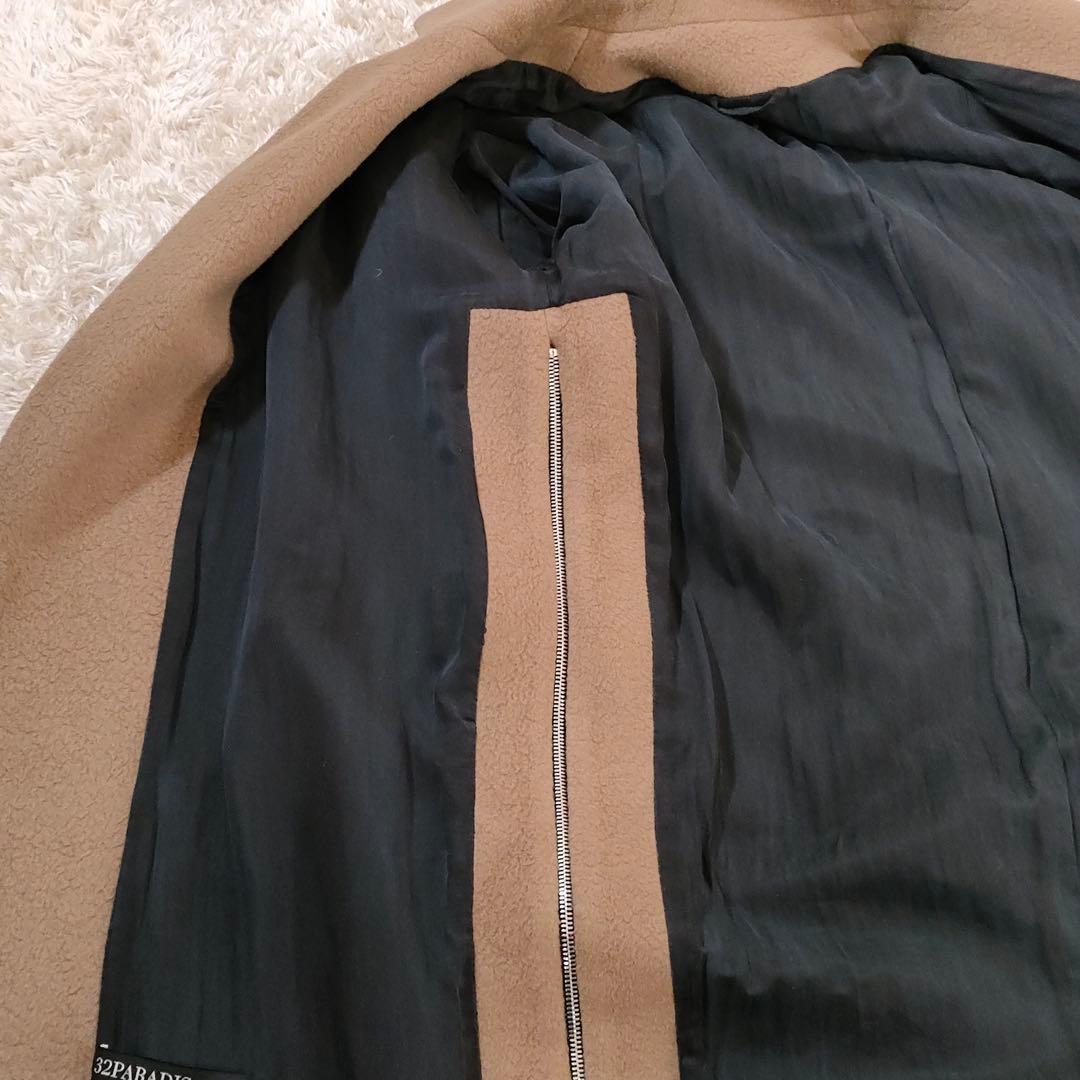 アパルトモン 32PARADIS サイドジップ オーバーサイズ チェスターコート