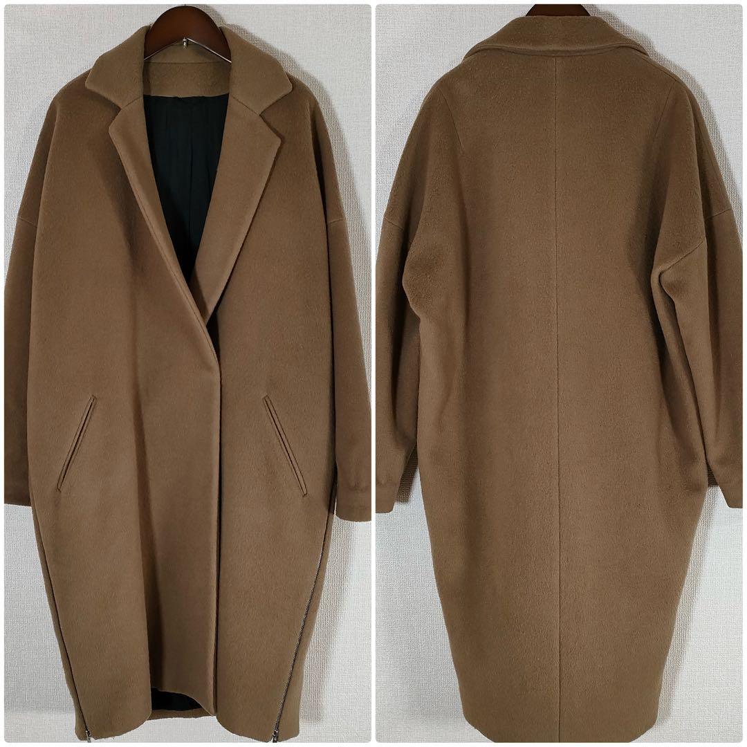 アパルトモン 32PARADIS サイドジップ オーバーサイズ チェスターコート