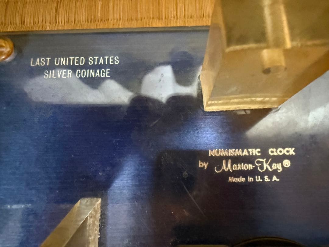 モ*ー様 【O-1656】SILVER ORBIT Marion-Kay 時計