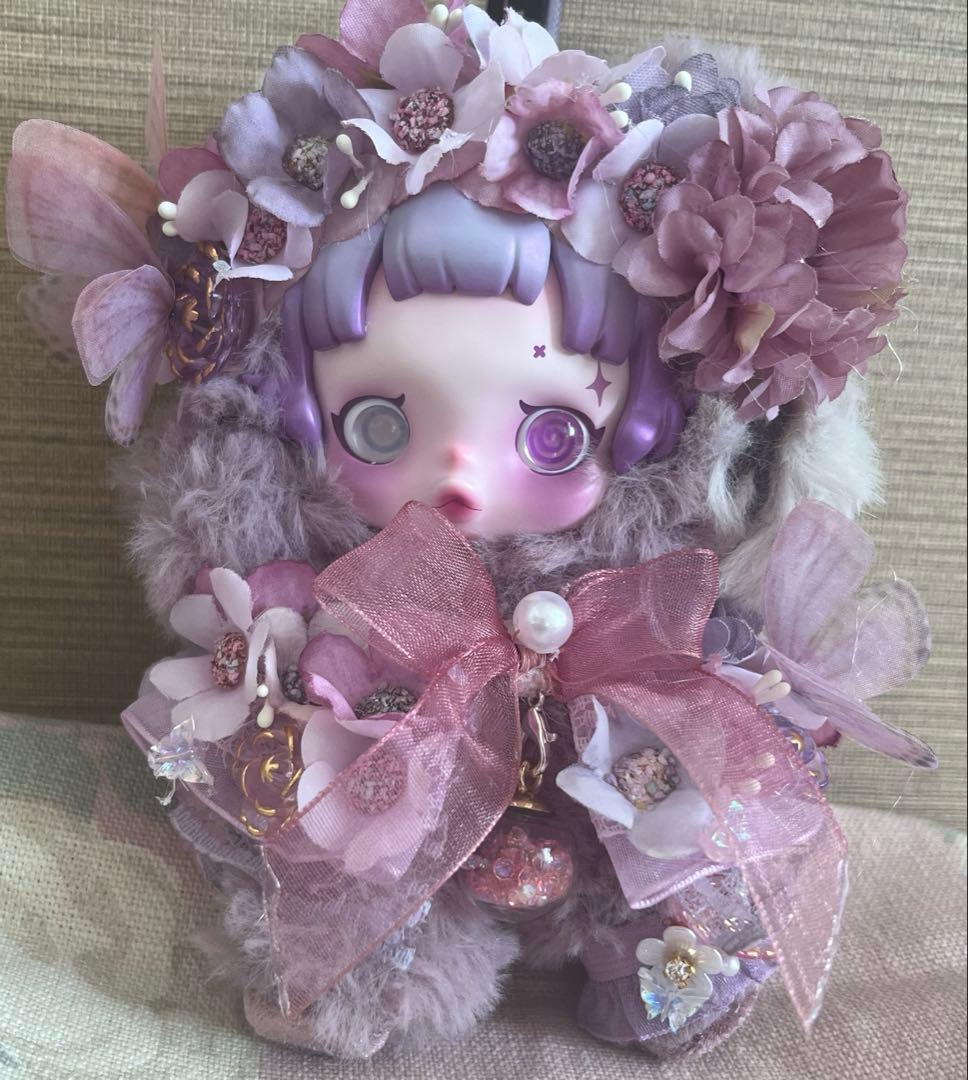 ☺︎☺︎chan スカルパンダ ぬいぐるみ ハンドメイド 服 POPMART