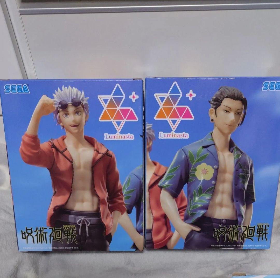 呪術廻戦 玉折・懐玉 五条悟・夏油傑 フィギュア4点 めんそーれ 水着 アロハ