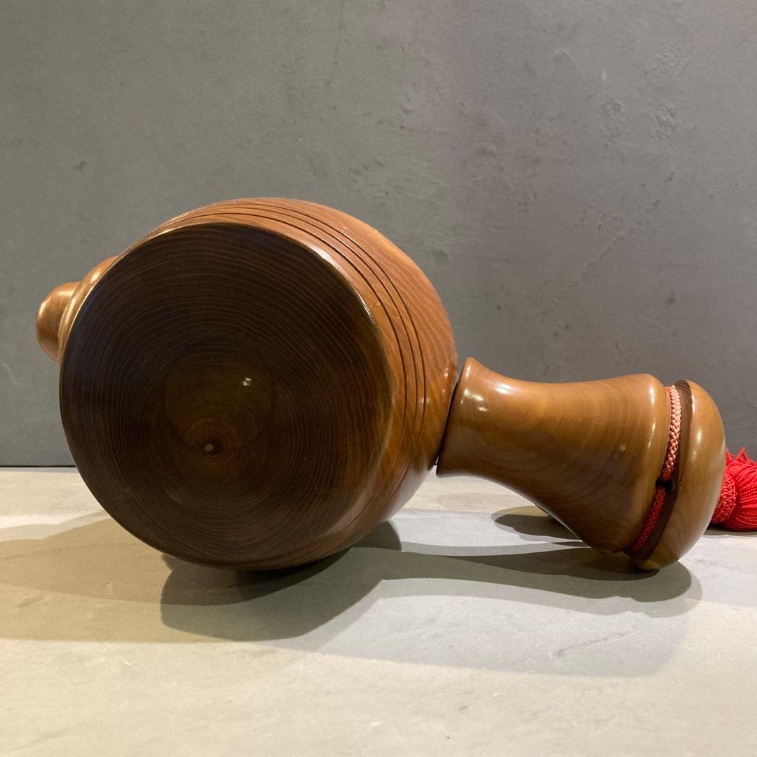 特大　開運　木製打ち出の小槌　鈴付き　金運アップ　3.1kg