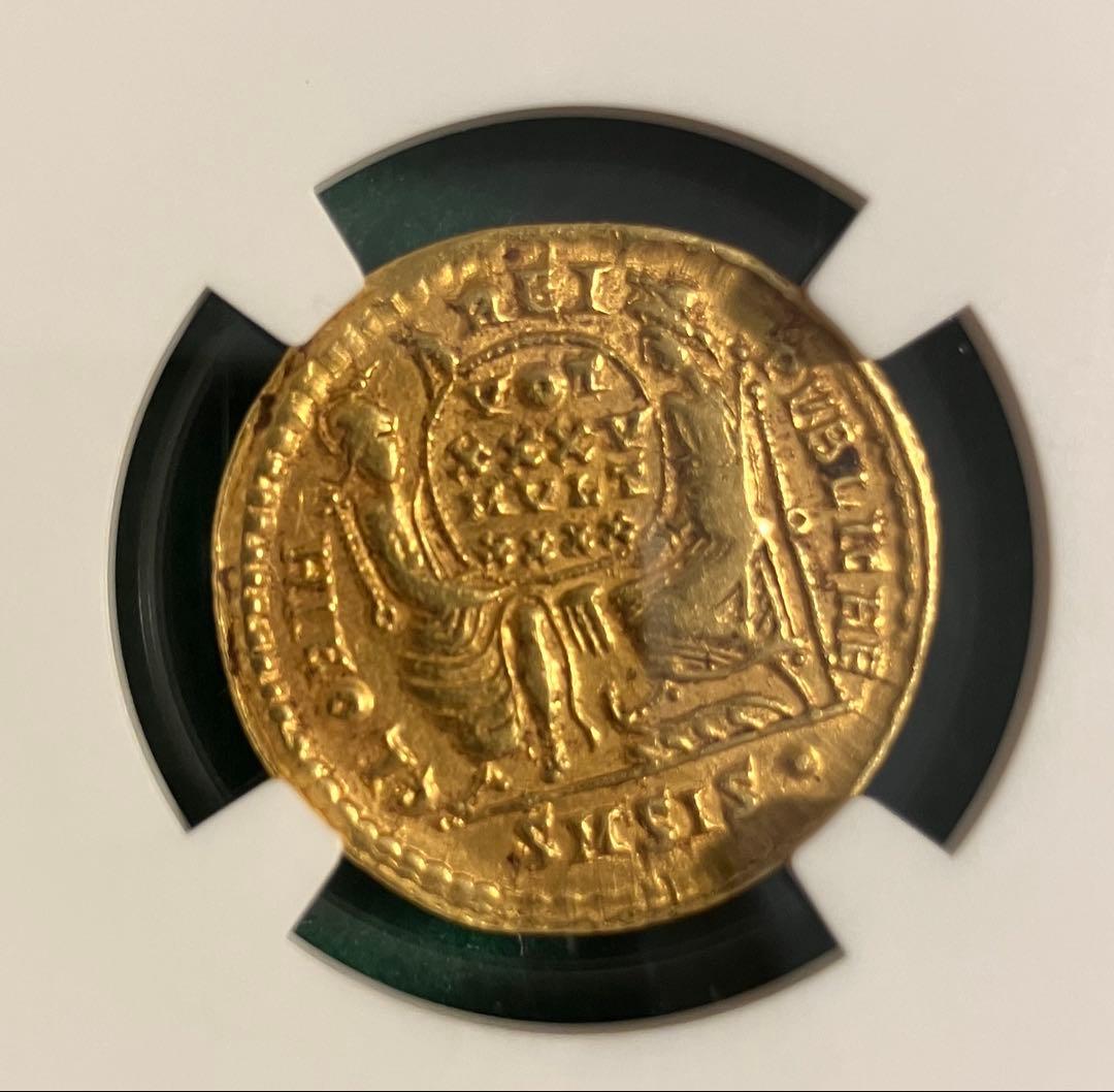 ソリドゥス金貨　ローマ帝国 コンスタンティウス II AV Solidus