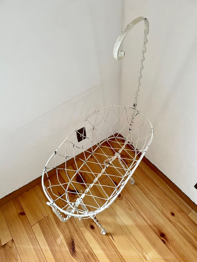 フランスアンティーク アイアン ドール用ベッド