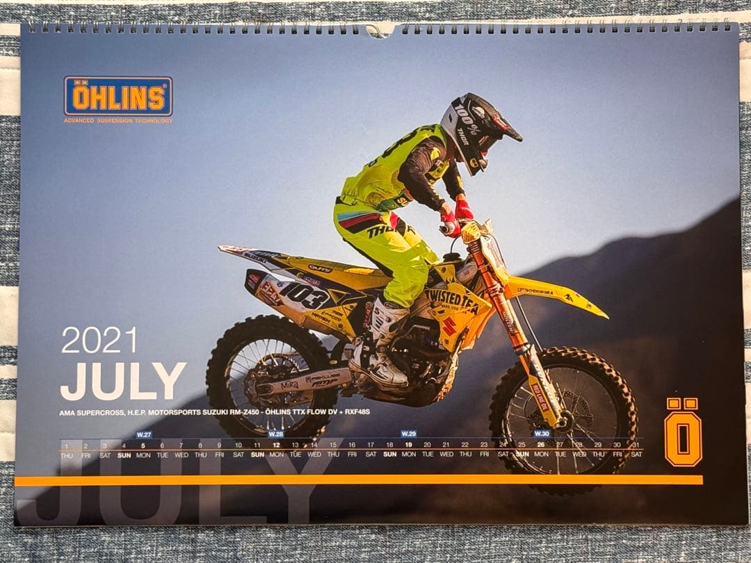 OHLINSカレンダー　2021