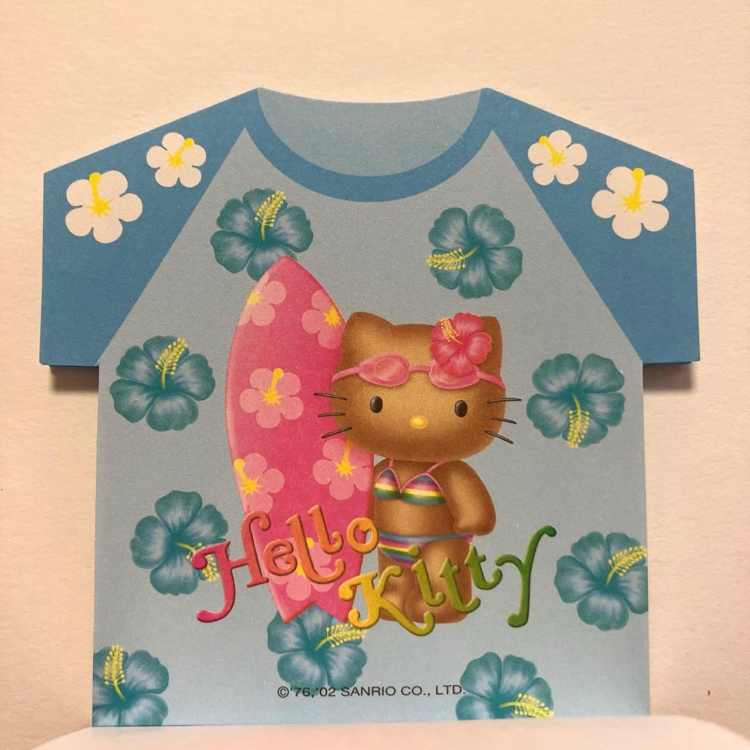 【激レア】平成レトロ　日焼けキティ　Tシャツミニメモ　サンリオ