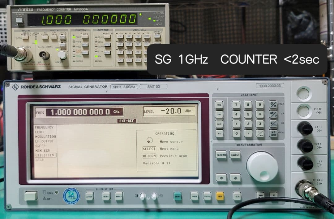 週末値引Anritsu 周波数カウンター MF1603A 0.1mHz-3GHz
