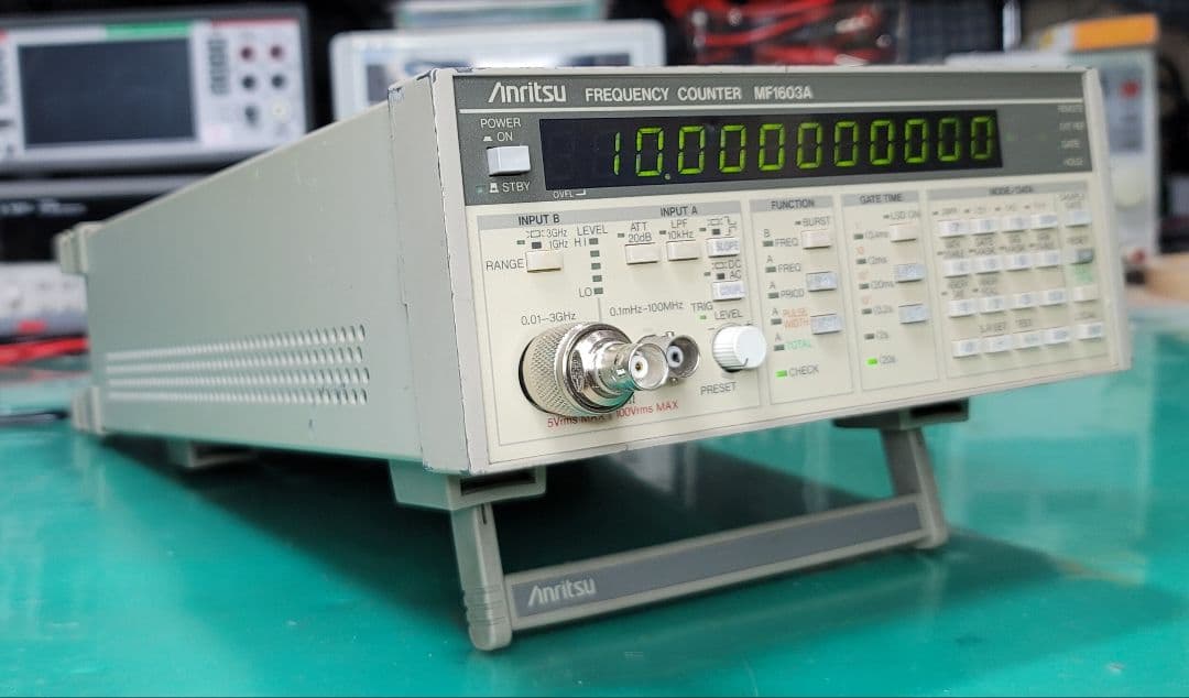 週末値引Anritsu 周波数カウンター MF1603A 0.1mHz-3GHz