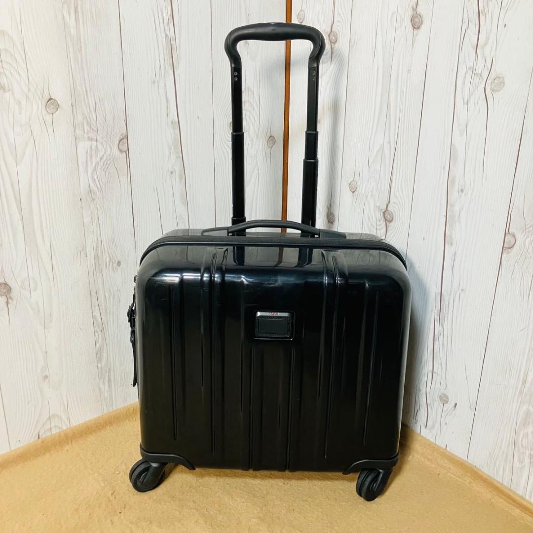 【希少】TUMI スーツケース 228004D V3 ブラック4輪 機内持込可能