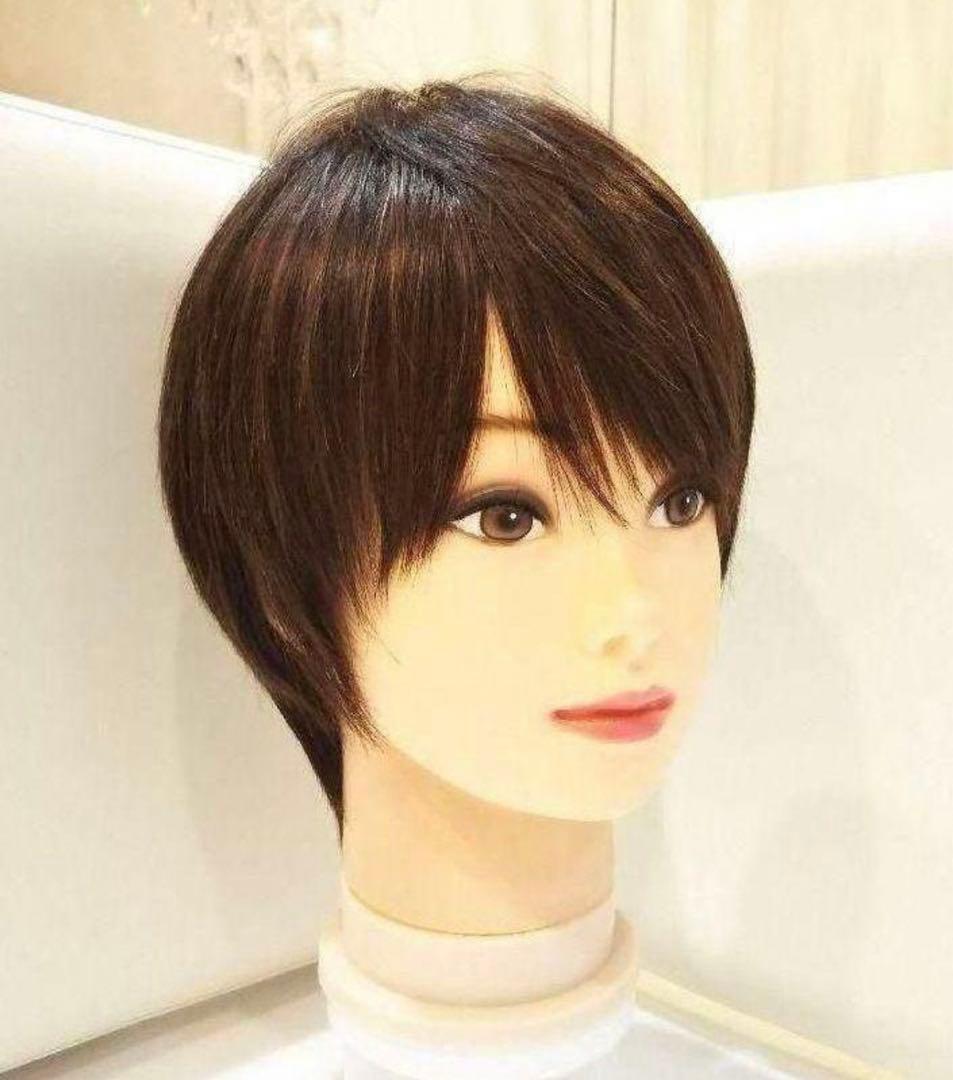 人毛100%ウィッグ総手植えつむじ地肌✨吉沢亮❣️艶髪！ナチュラル青天ショート✨