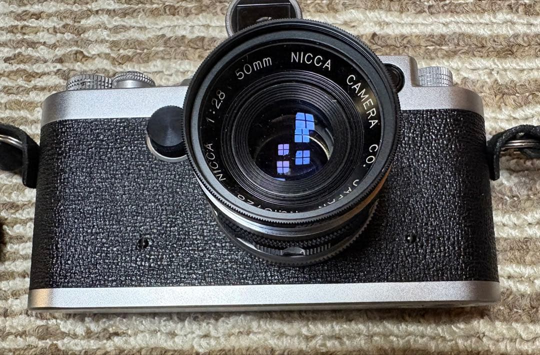 美品整備品 NICCA レンジファインダーカメラ 50mmf2.8レンズ付き