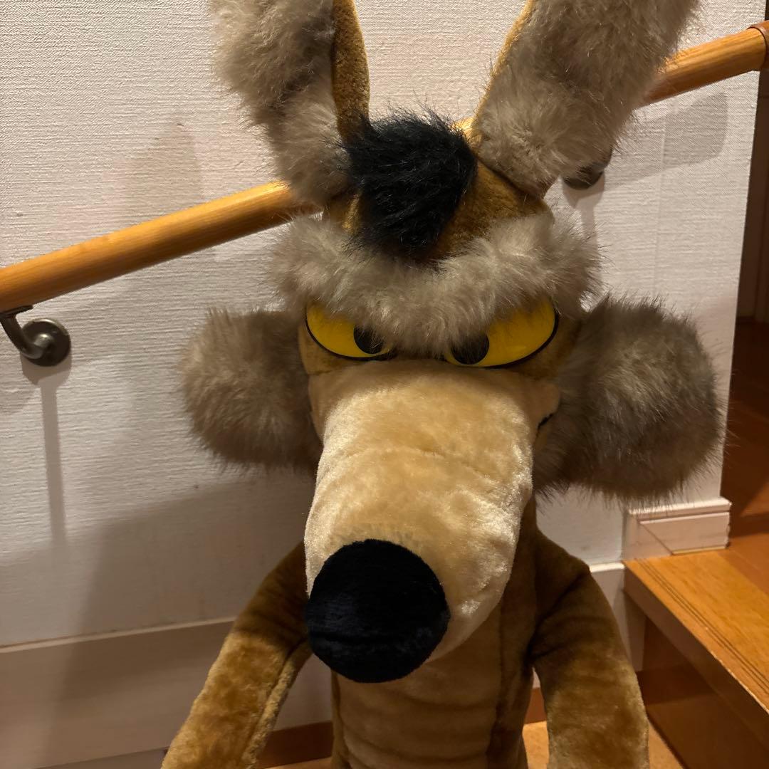 希少 ルーニー・テューンズ ワイリーコヨーテ 特大 120cm ぬいぐるみ