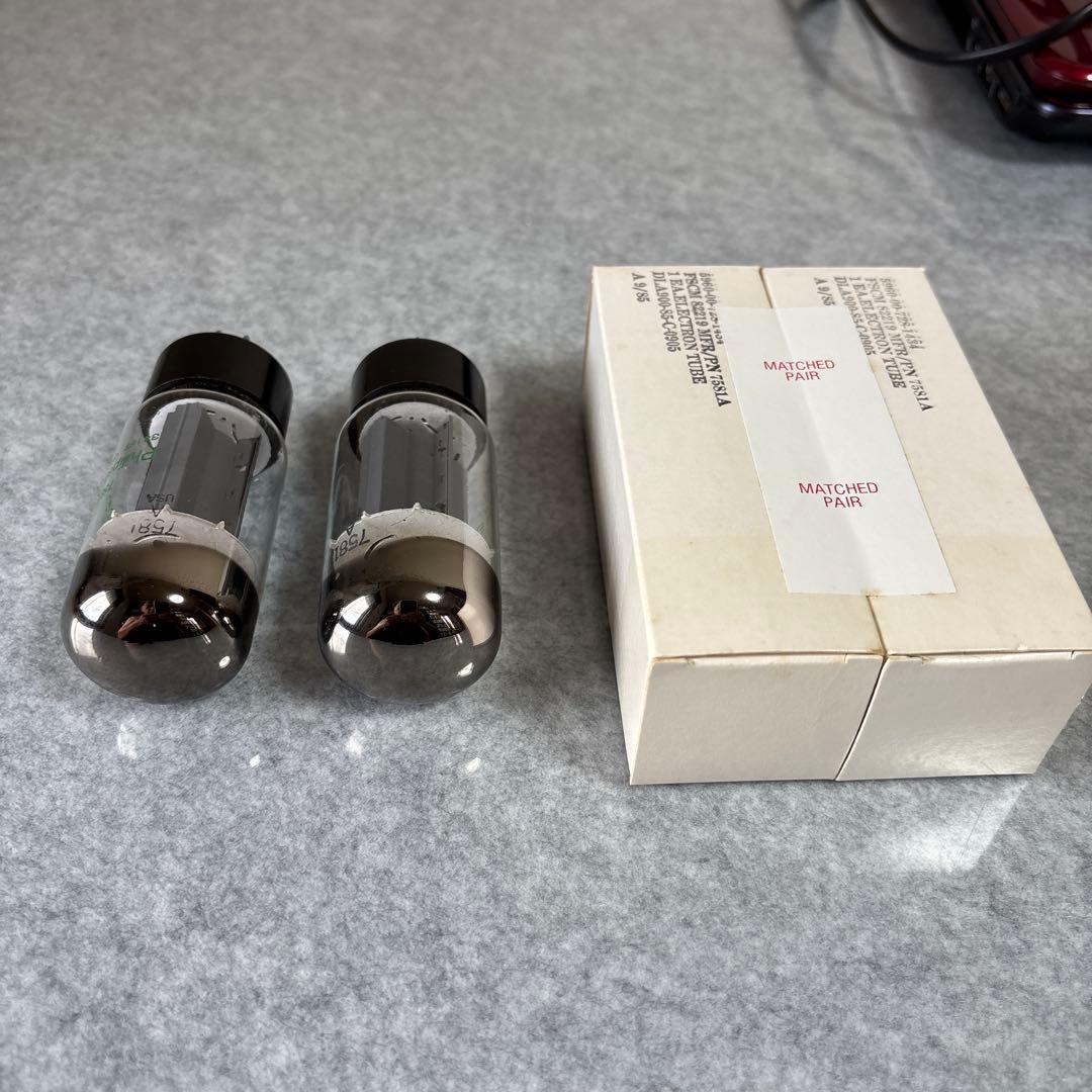 Philips ECG 7581A マッチドペア2本＋シーメンスECC83 1本