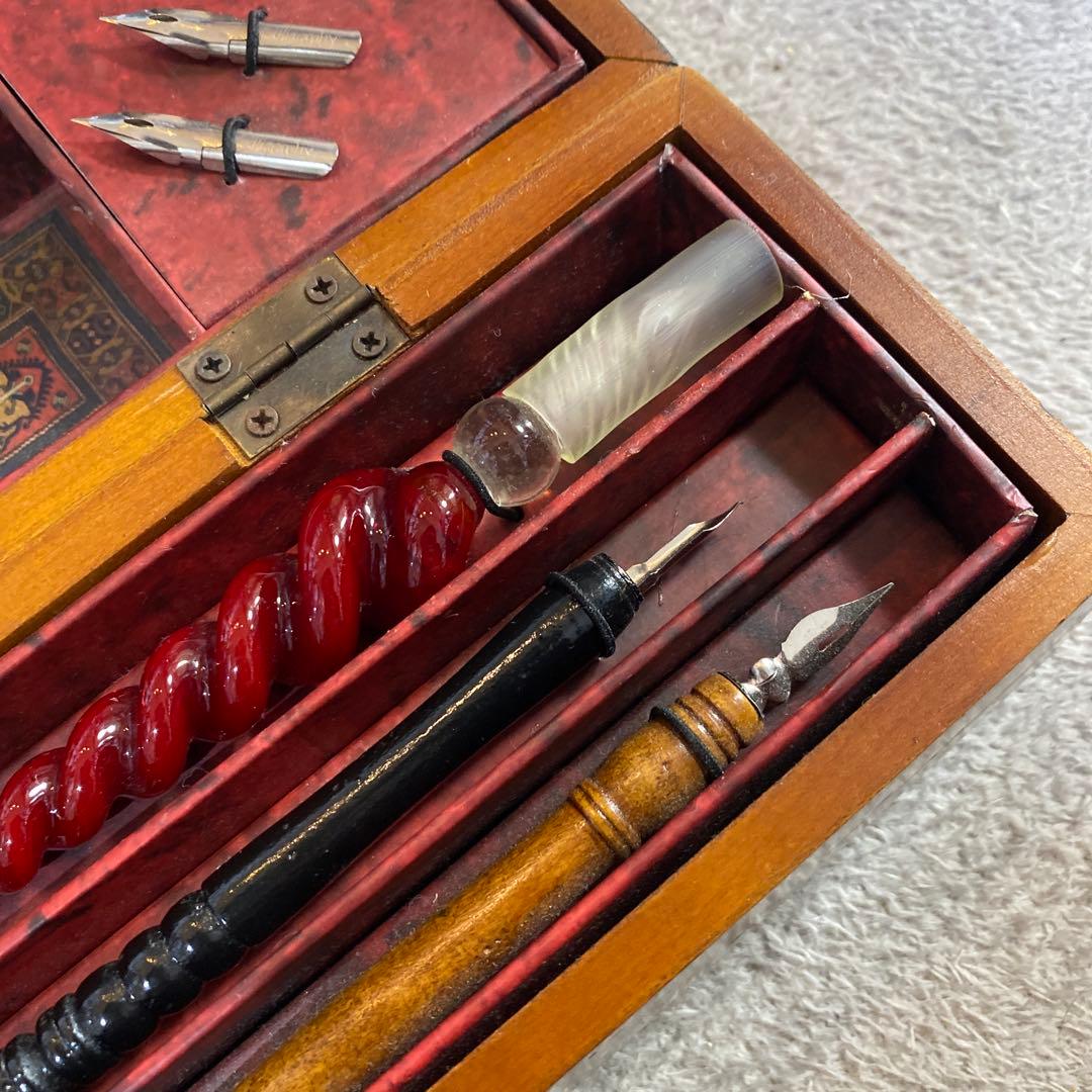 万年筆セット 木製ケース付き
