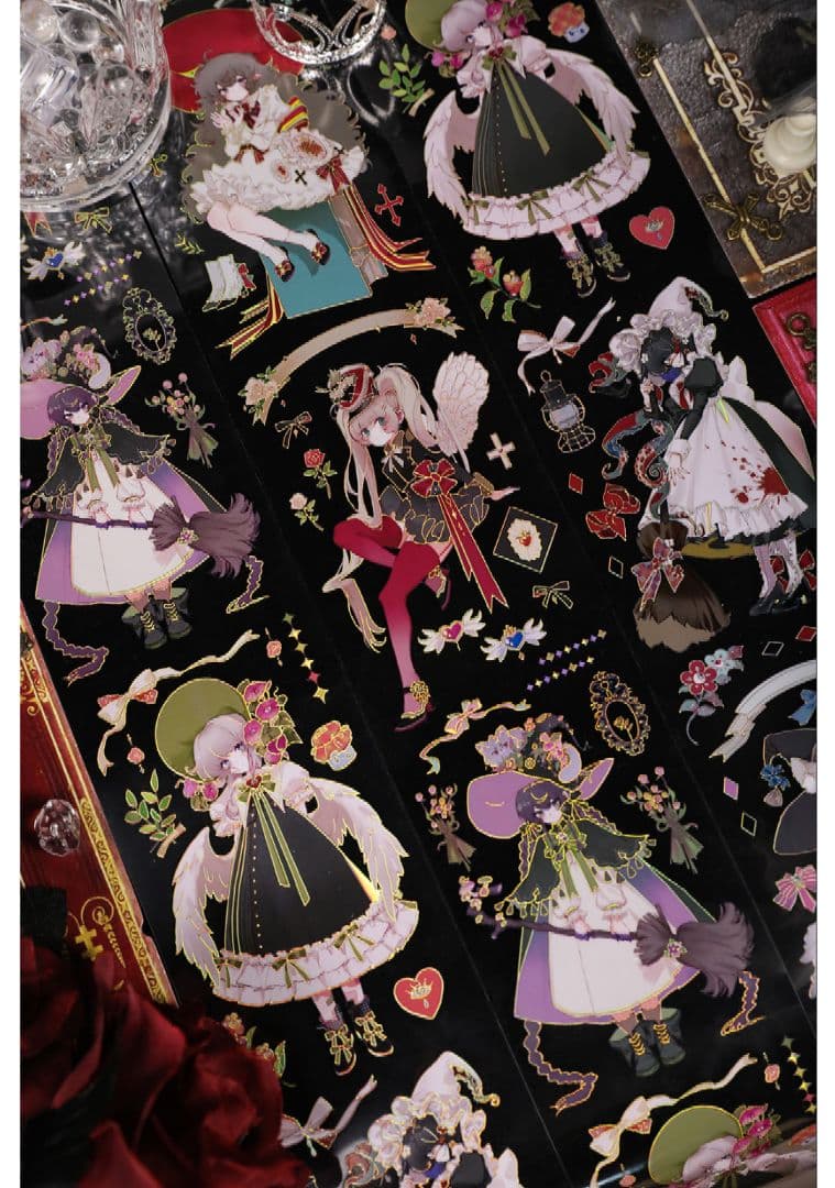 J354＃西维尓(镭射银)差只小恐龙切り売り海外人物マステ女の子