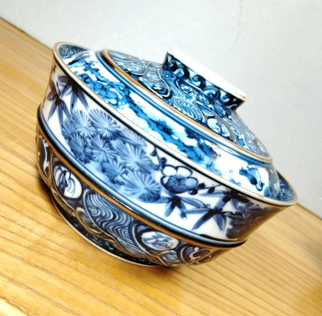 ☆ 加藤 利昌 清水焼 染付茶碗