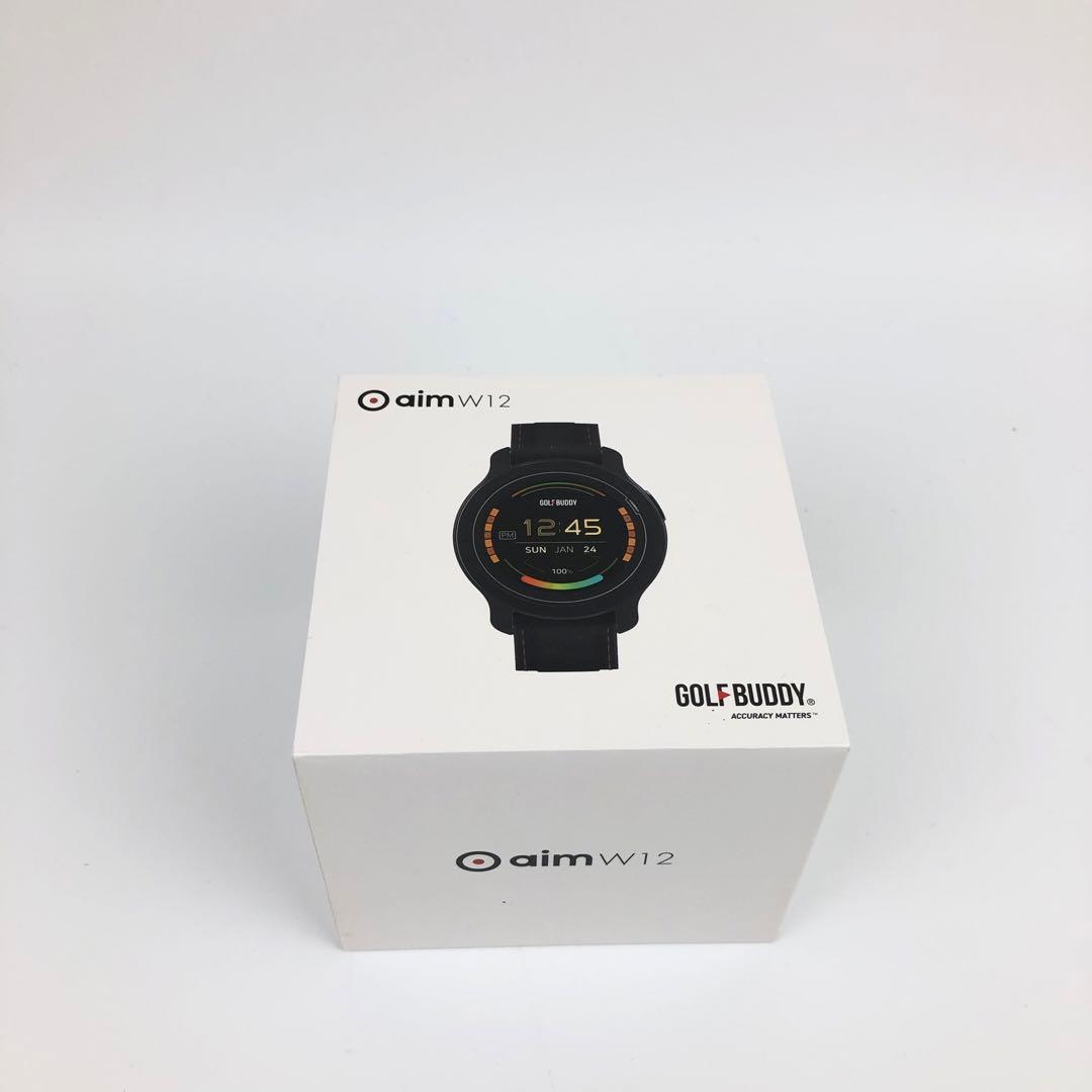 【極美品】GOLF BUDDY aim W12 GPS ゴルフウォッチ　GPS付