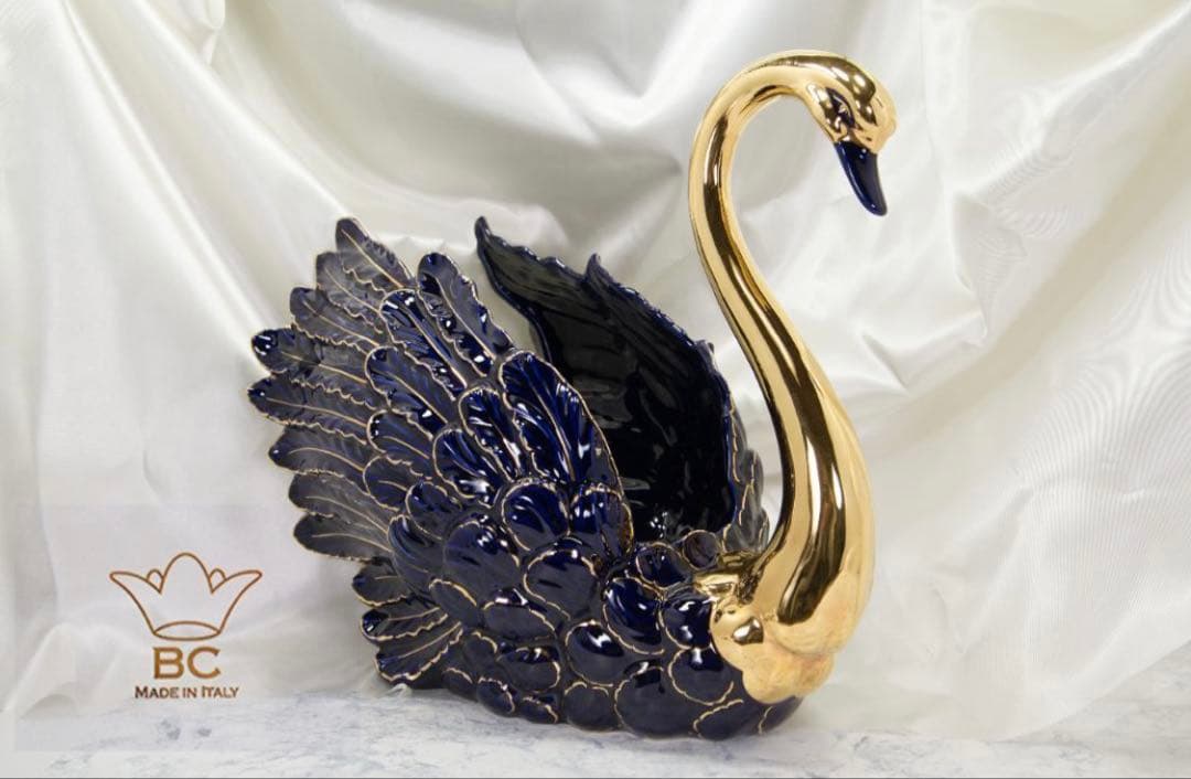 イタリア製金12％　PLUM社　スワン