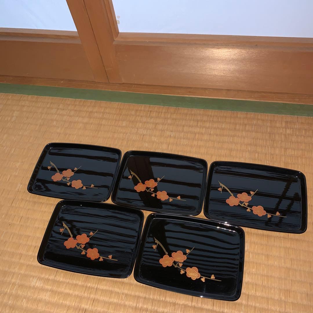 輪島塗　松竹梅蒔絵　屠蘇器