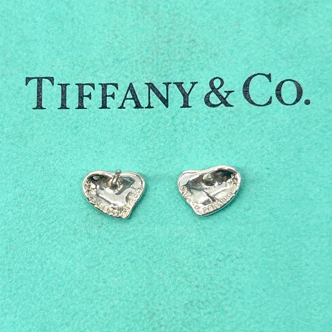 美品　ティファニー　フルハート　ピアス　シルバー　925