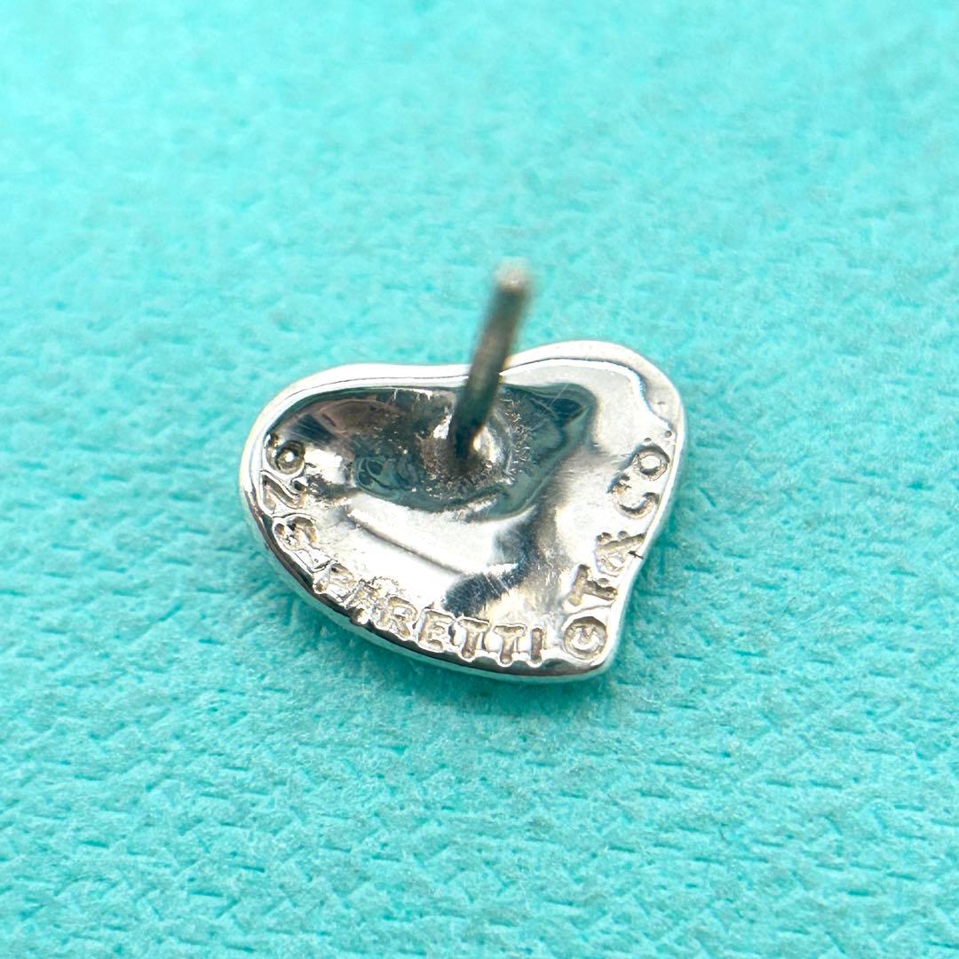 美品　ティファニー　フルハート　ピアス　シルバー　925