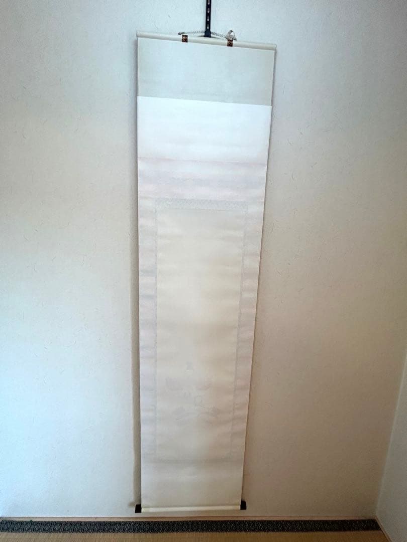 掛軸　北野恒富 雛図 巧藝画 大塚巧藝社 箱付