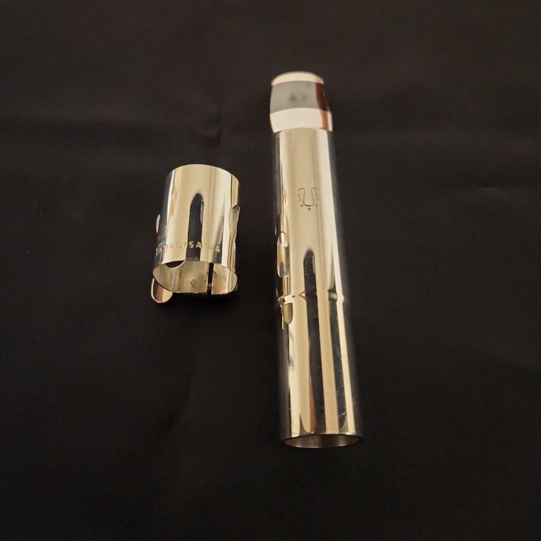 バリトンサックス　ヤナギサワ　メタルマウスピース 7番　リガチャー2種類付属