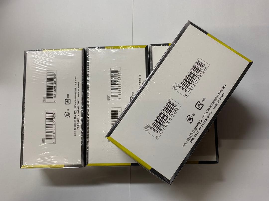 ポケモンカード MEGAドリームEX 4ボックス　未開封シュリンク付き