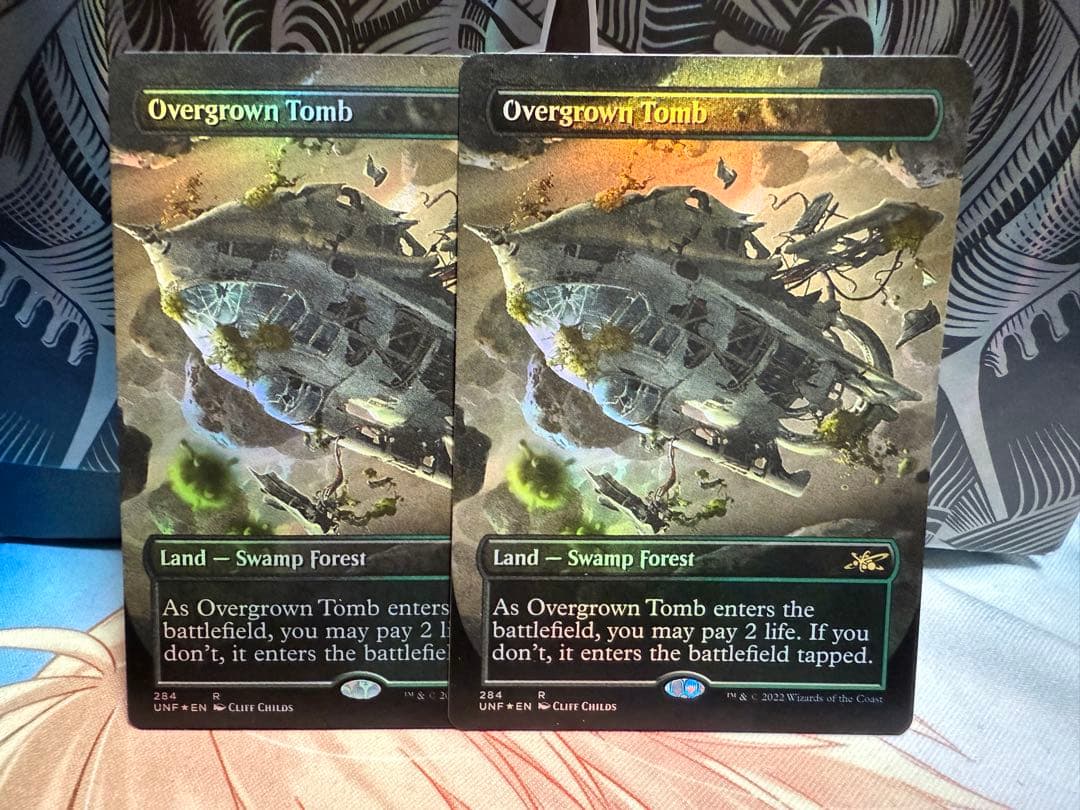 MTG 草むした墓　foil2枚　UNF