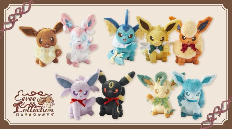 Eevee Collection ぬいぐるみ9種コンプセット