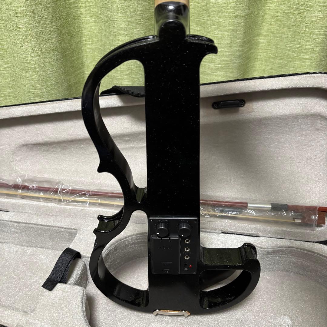 ENNBOM サイレントバイオリン　4/4 エボニー　エレキバイオリン