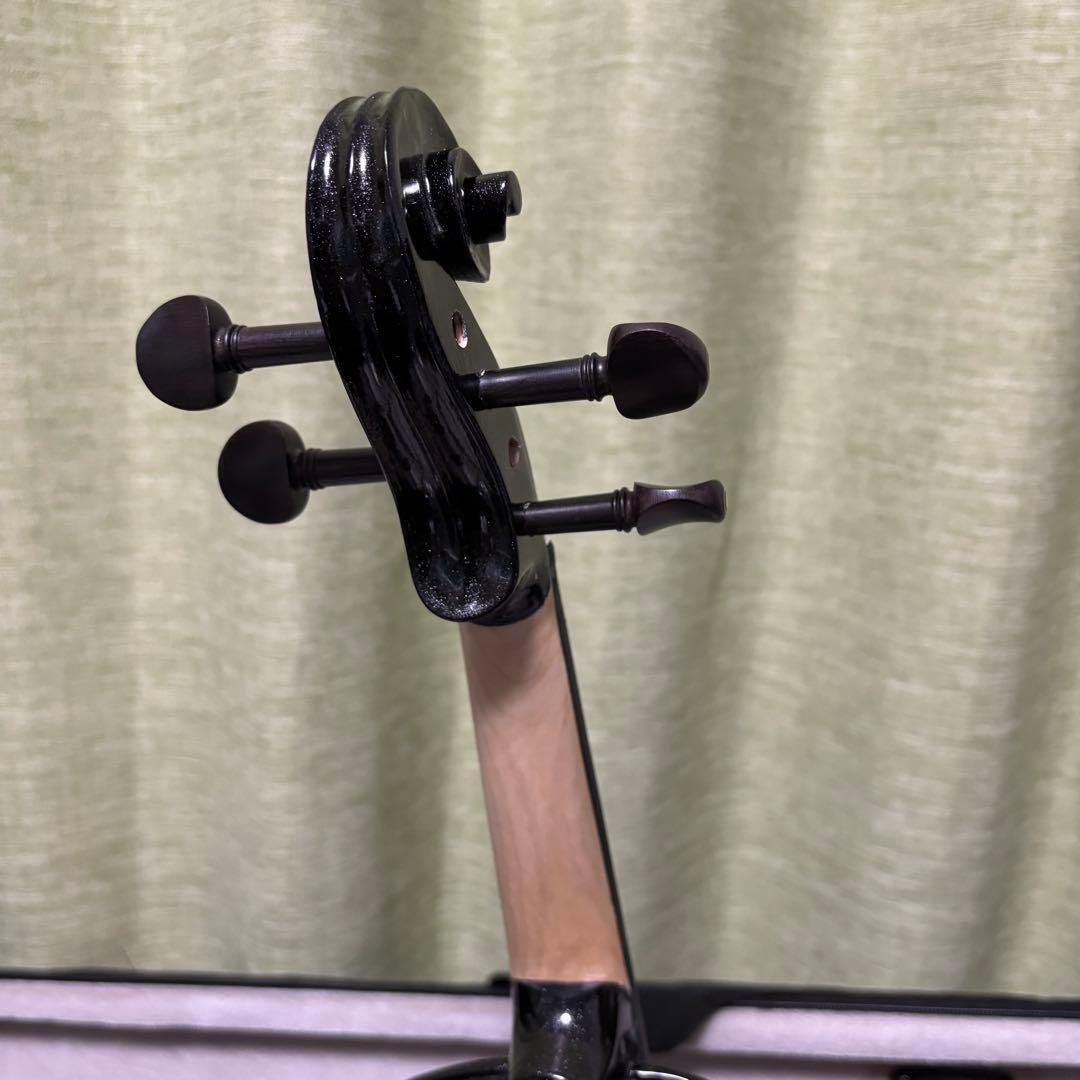 ENNBOM サイレントバイオリン　4/4 エボニー　エレキバイオリン