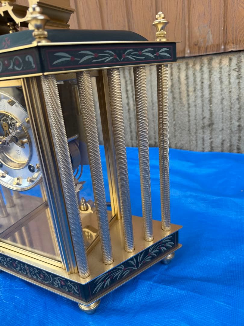 T*N様 【O-1784】日本美術時計 Nマーク 置時計 振り子時計 アナログ