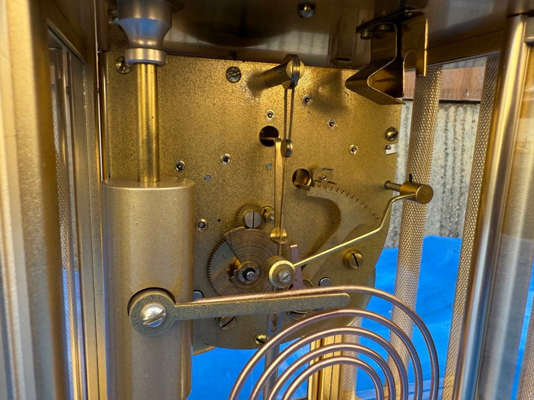 T*N様 【O-1784】日本美術時計 Nマーク 置時計 振り子時計 アナログ