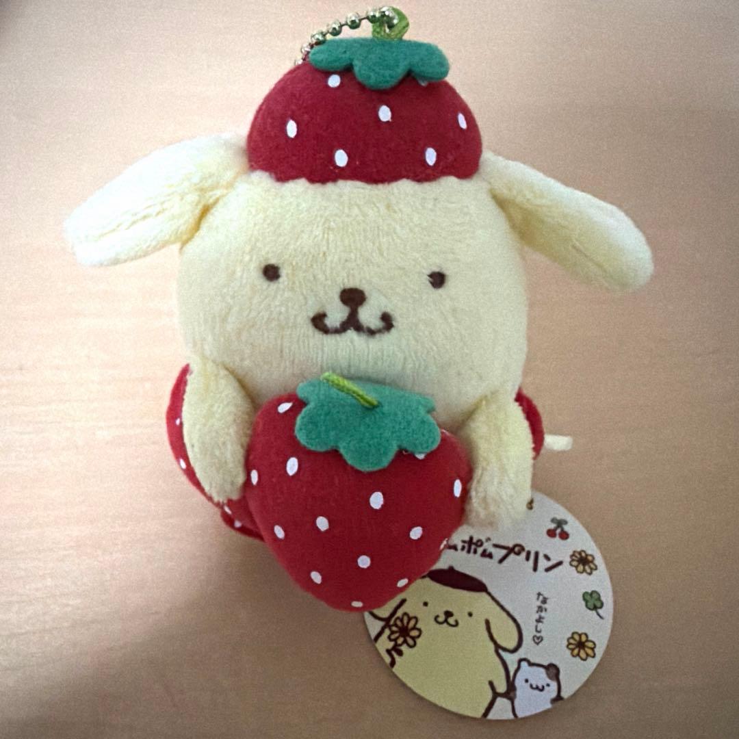 【限定品】ポムポムプリン　いちご　マスコット
