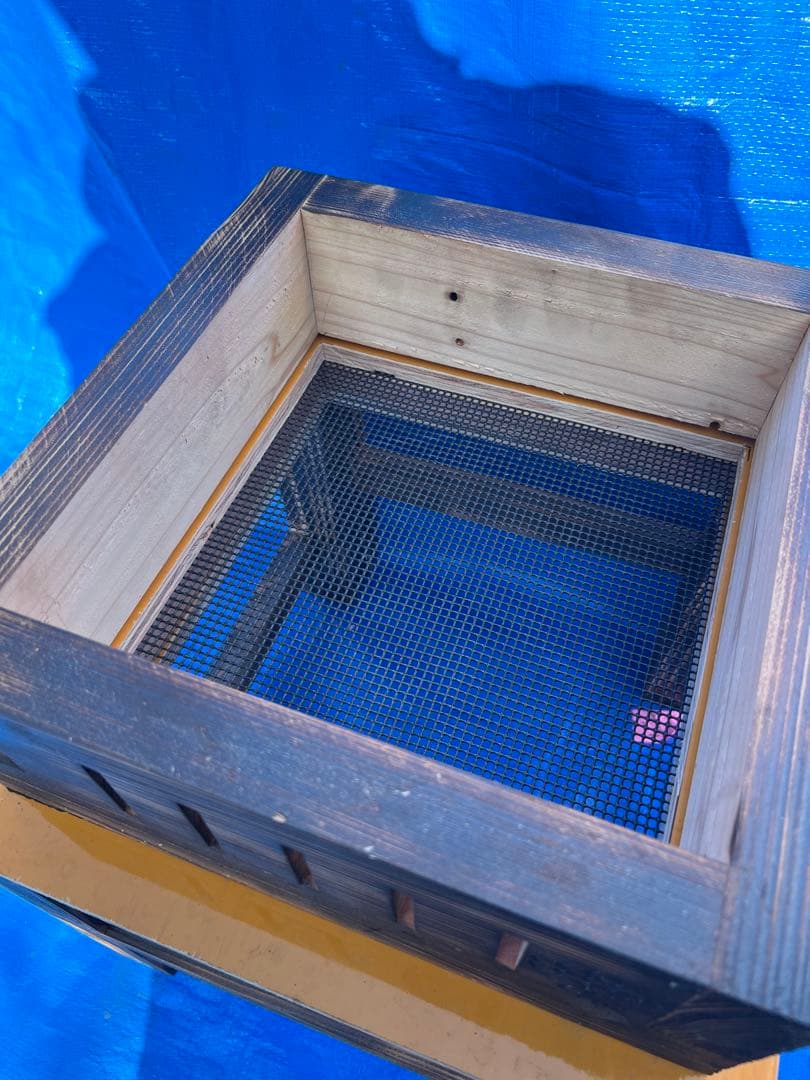 ニホンミツバチ　重箱式巣箱　営巣用巣箱2段　板厚3cm