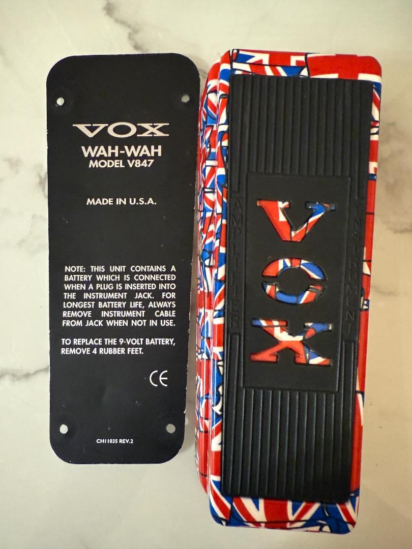 VOX V847 ワウペダル ユニオンジャック 限定カラー