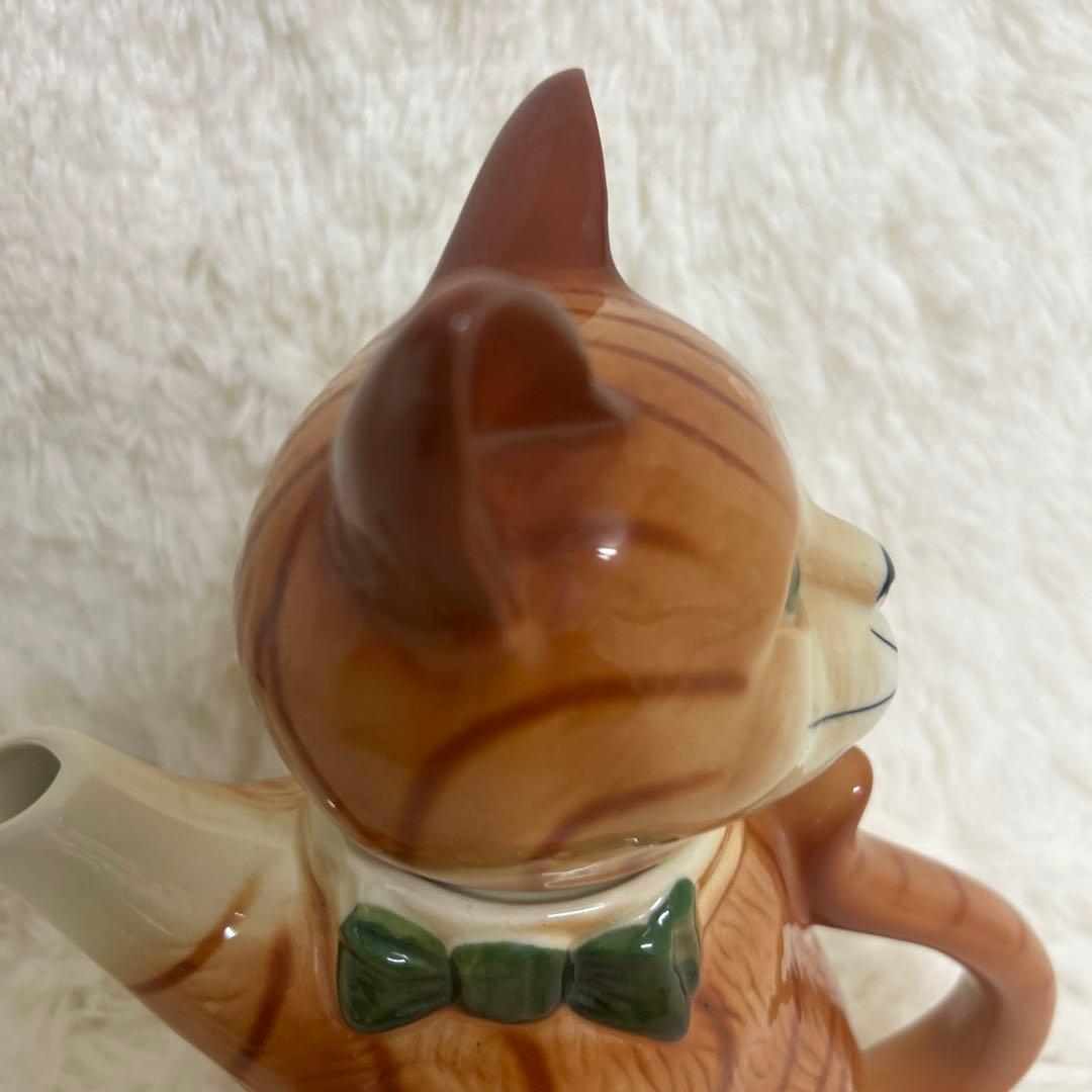 【美品】tony wood トニーウッド　猫のティーポット　イギリス