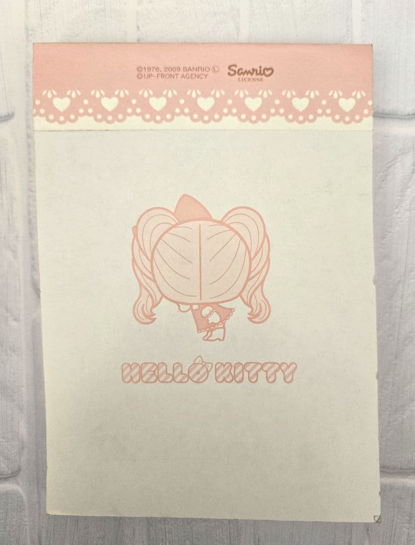 サンリオ sanrio ハローキティ 辻希美 メモ帳 HELLO KITTY