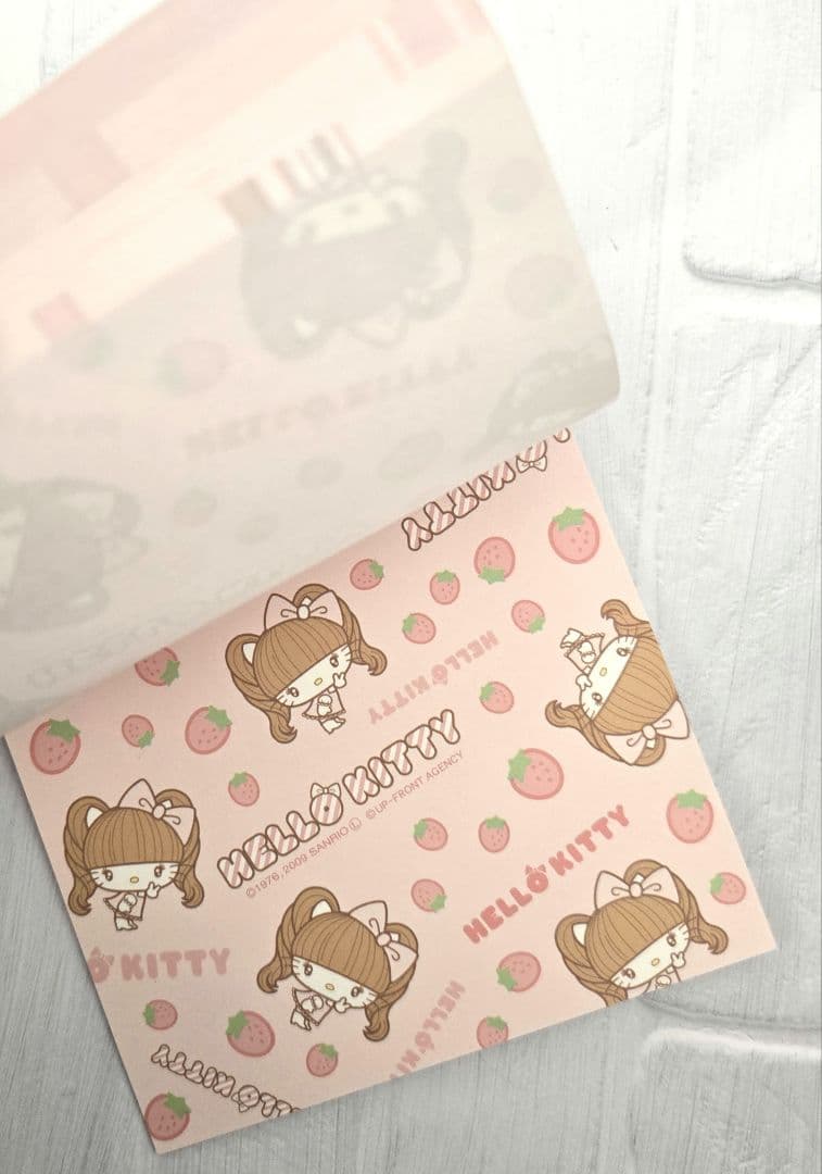 サンリオ sanrio ハローキティ 辻希美 メモ帳 HELLO KITTY