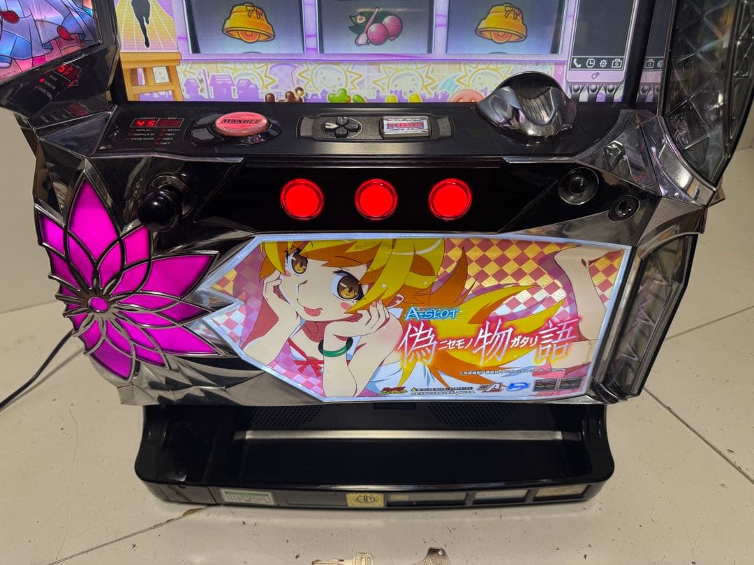 パチスロ 実機 A-SLOT 偽物語 ニセモノガタリ