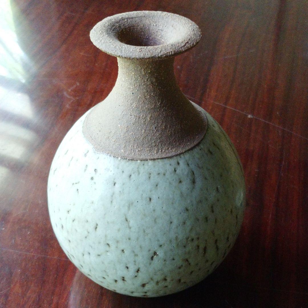 益子 『浅野 勝』作 壷(徳利または花器でも)