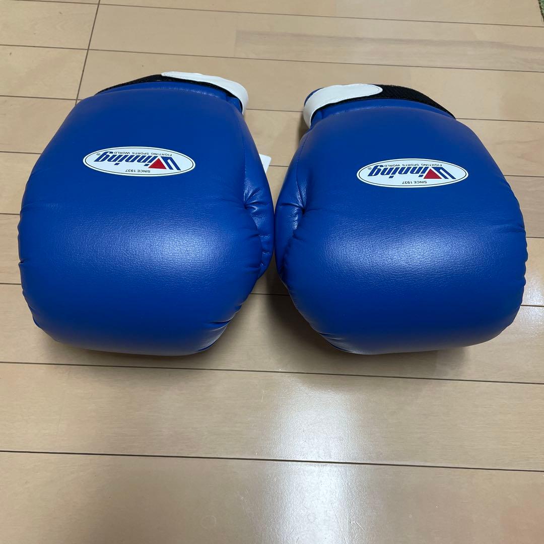 新品即日発送 ウイニング 14オンスグローブ ブルー JABF-14
