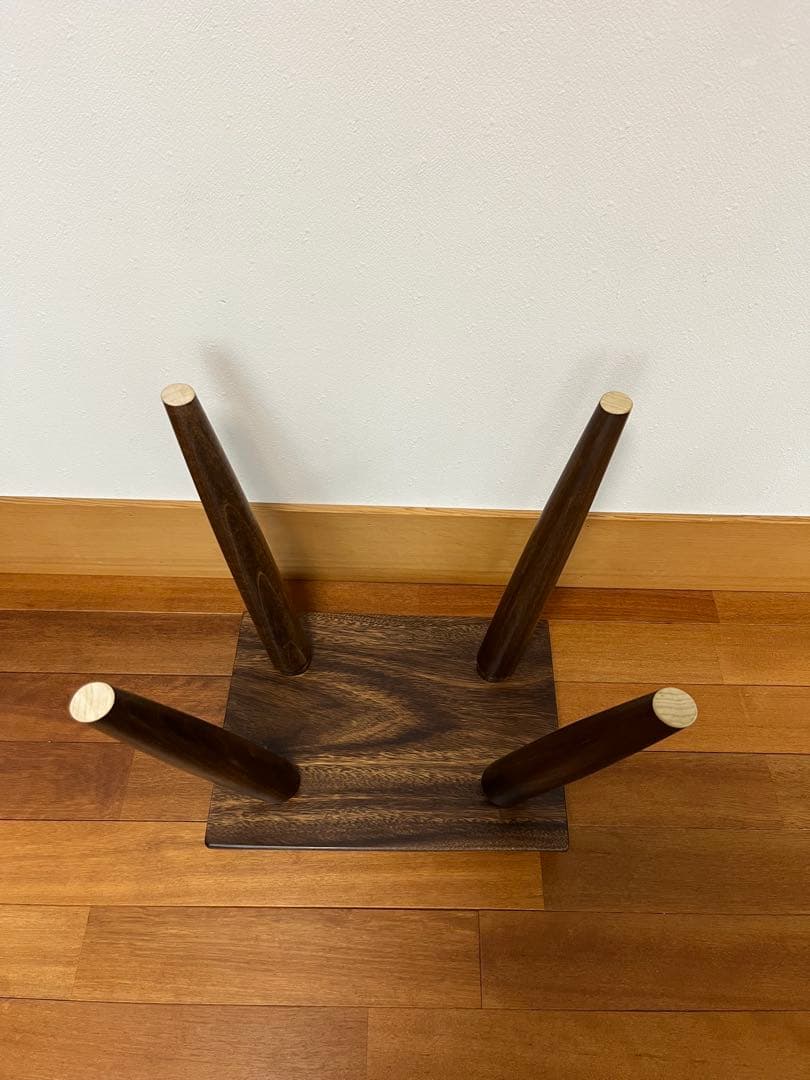 モンキーポッドスツール　無垢材