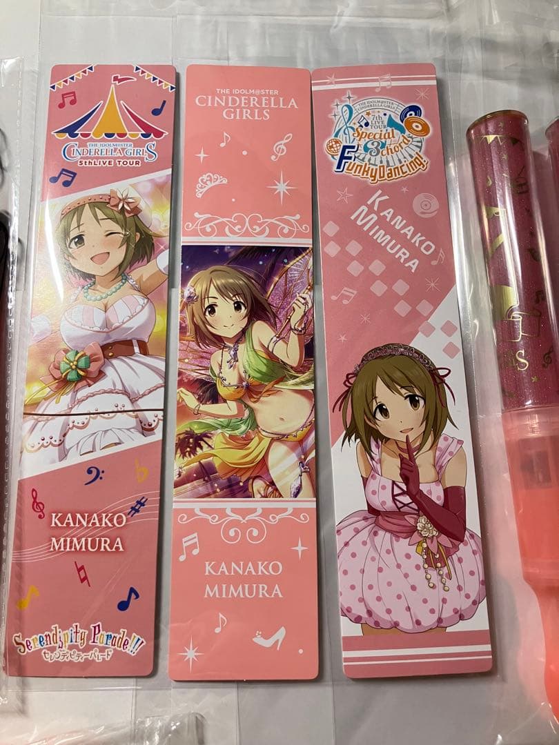 デレマス 3rd 〜 10th コンサートライト 三村かな子 6点