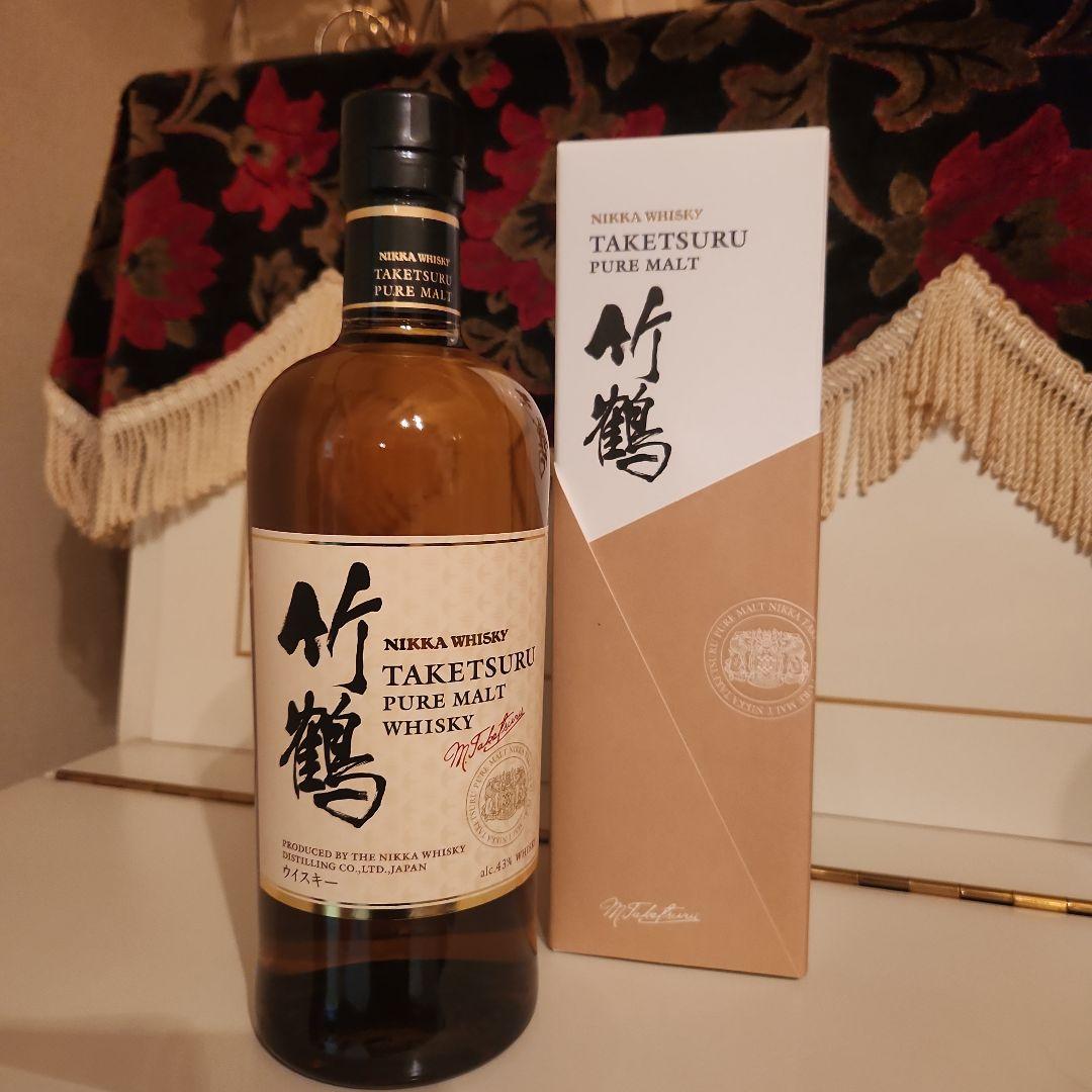 <新品 入手困難>NIKKA 竹鶴 PURE MALT<最安値>8500円 !