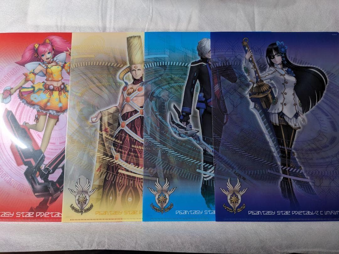 ファンタシースターポータブル2 & インフィニティ クリアファイルセット
