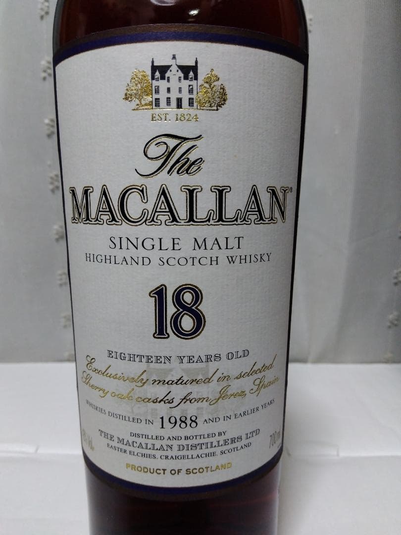 マッカラン MACALLAN 18年 シェリー オーク 1988 700ml
