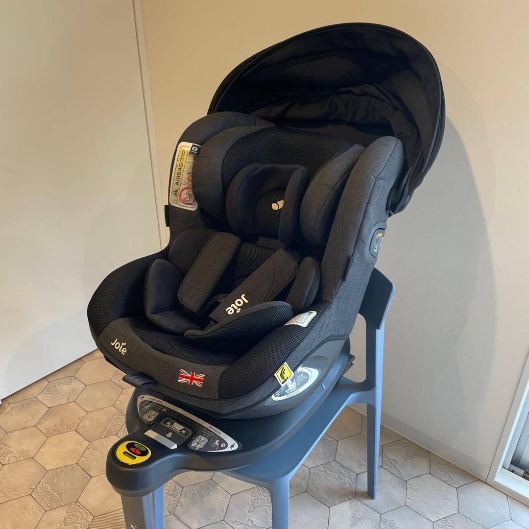 Joie 車用チャイルドシート ブラック アイ・アーク360 キャノピー付き